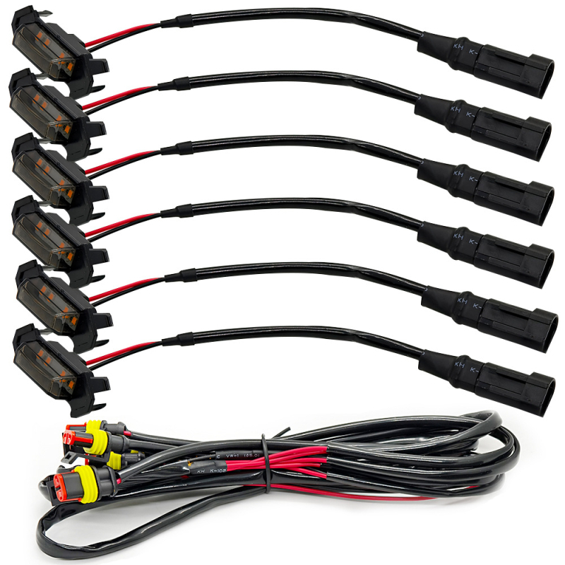 Automobilio grotelė LED apšvietimas, universalus, 12-24V, 5W, 500LM, IP65