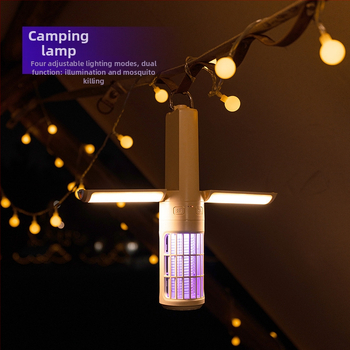 WT-L22 Szúnyogirtó lámpa – elektromos sokkal működő csali UV fénnyel, beltéri és kültéri használatra, újratölthető 1500 mAh Li-ion akkumulátor, 10 m² lefedettség