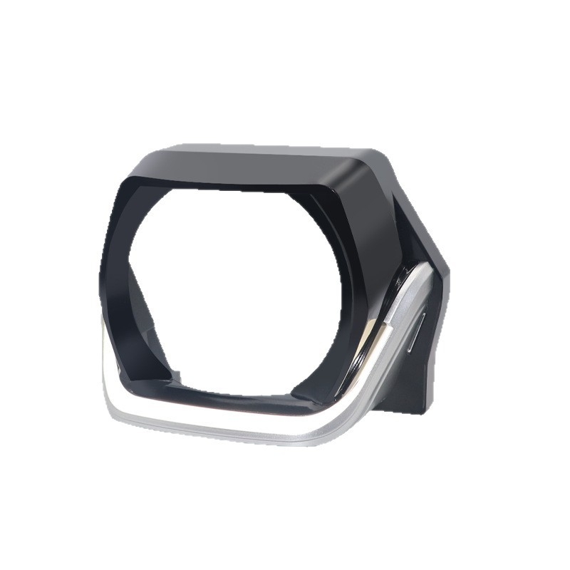 Priekinio žibinto dekoratyvinė gaubtelė su kvadratine objektyvo lęša automobiliams ir motociklams (PVC; 3-12W; 3-12V; 2.5A; bendram naudojimui)