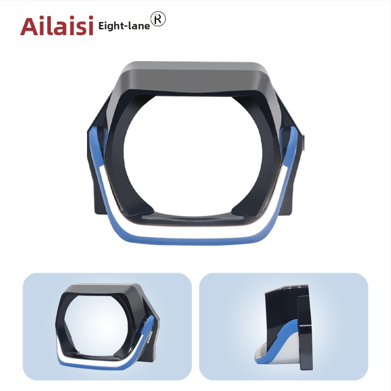 Priekinio žibinto dekoratyvinė gaubtelė su kvadratine objektyvo lęša automobiliams ir motociklams (PVC; 3-12W; 3-12V; 2.5A; bendram naudojimui)