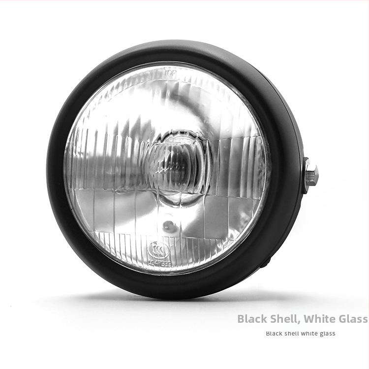 Motociklo priekinis žibintas apskritos formos 12V 35W 2250lm 50 000h