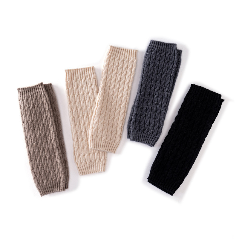 Șosete de gambă din cașmir pentru femei, șosete groase tricotate pentru gambă, formă medie-lungă, Brand Changxue, Origină Mongolia Interioară, respirante, rezistente la vânt, încălzesc