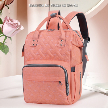 Rucsac Organizator pentru maternitate Mommy Bag, material Oxford, ultra-ușor, respirabil, rezistent, stil urban minimalist