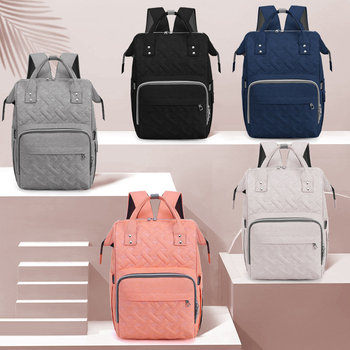 Rucsac Organizator pentru maternitate Mommy Bag, material Oxford, ultra-ușor, respirabil, rezistent, stil urban minimalist