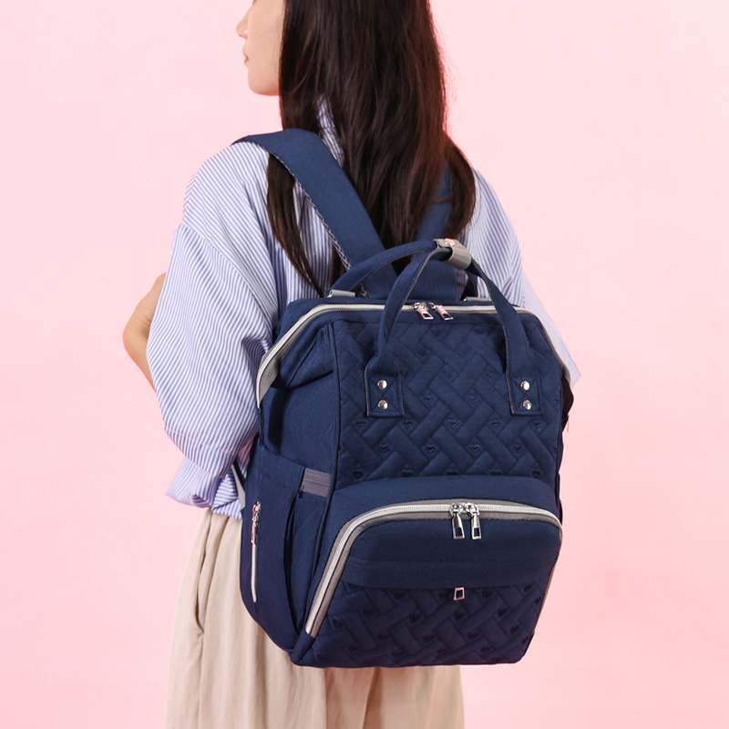 Rucsac Organizator pentru maternitate Mommy Bag, material Oxford, ultra-ușor, respirabil, rezistent, stil urban minimalist