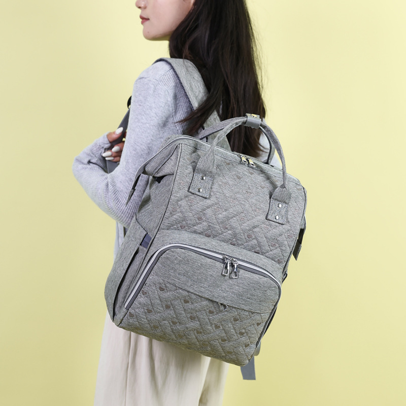 Rucsac Organizator pentru maternitate Mommy Bag, material Oxford, ultra-ușor, respirabil, rezistent, stil urban minimalist
