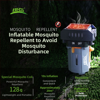 BRS-Q1 Kültéri szúnyog-gyilkos LED-csapdával és belélegzési elvvel, nem újratölthető akkumulátor