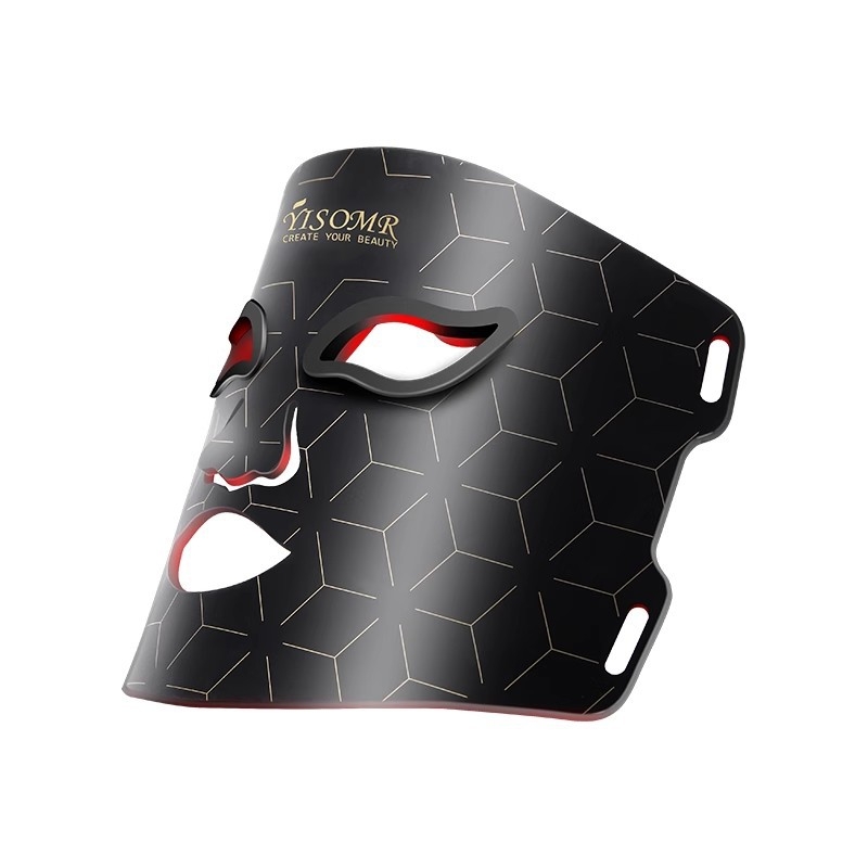 Photon šviesos terapijos grožio kaukė – LED šviesos terapija odos atjauninimui ir šviesinimui, 3 greičiai, įkrovimas, namų naudojimui