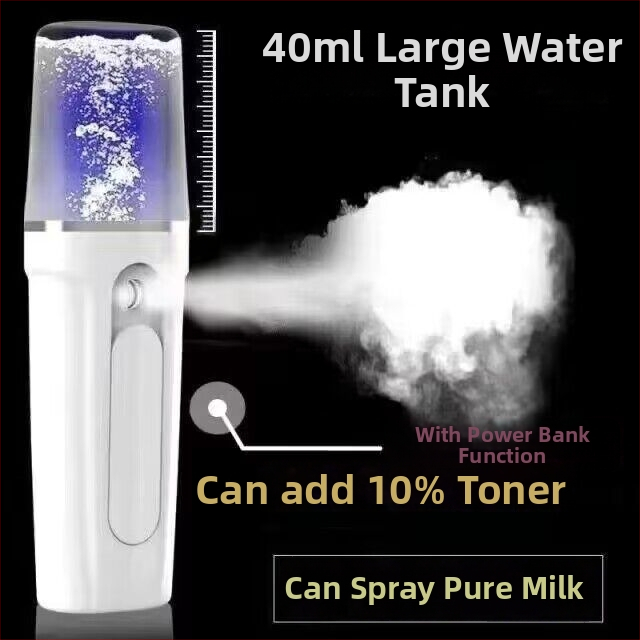 Nano studený sprej hydratačné zariadenie na tvár, vstavaná batéria 800–1000mAh, 2 rýchlosti, model 718a, čas postreku 11–30 s