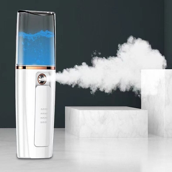 Устройство за овлажняване на лицето чрез мъгла, преносим презареждаем козметичен инструмент, модел 008, студен спрей, до 10 сек.