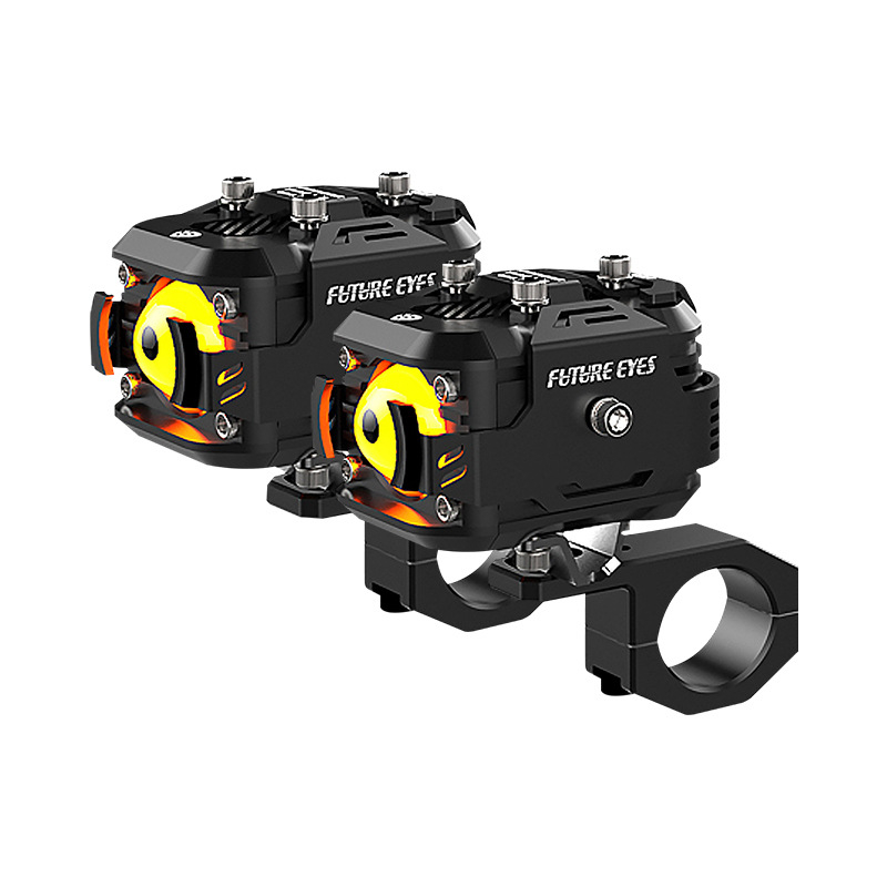 LED прожектор за мотоциклет F150, 60W, 12-36V, 15-20A, алуминиева сплав, 5-годишен живот