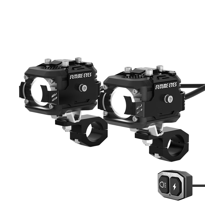 LED прожектор за мотоциклет F150, 60W, 12-36V, 15-20A, алуминиева сплав, 5-годишен живот