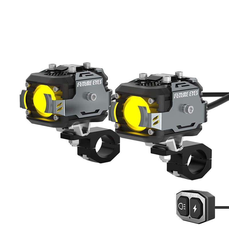 LED прожектор за мотоциклет F150, 60W, 12-36V, 15-20A, алуминиева сплав, 5-годишен живот