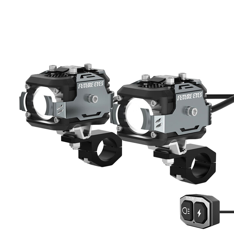 LED прожектор за мотоциклет F150, 60W, 12-36V, 15-20A, алуминиева сплав, 5-годишен живот