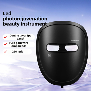 Маска за красота с LED фотонна терапия за домашна употреба: премахва акне и светли петна, подмладяване на кожата (USB зареждане, батерия 2500 mAh)