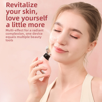 Mge-020 Mikrostrujni lifting masažer za lice, visoka frekvencija, dvostruki kuglični valjak