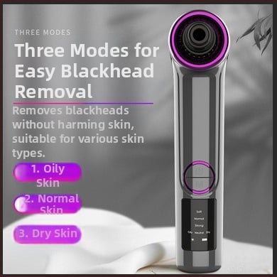 Elektrinis juodųjų taškų siurbimo įrenginys namų naudojimui, modelis YC169, Rain Chen prekės ženklas, 3 greičių reguliavimas, darbo režimas: elektrinis sukamasis, CE/FCC/ROHS sertifikatai (2023 išleidimas).