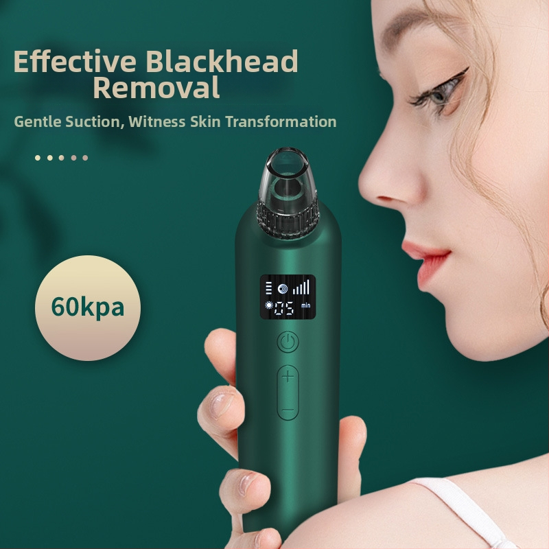 HX-04 Melno punktu sūcējs instruments, elektriskais griešanās režīms, 5 ātrumi, funkcijas: melno punktu sūcēšana, pinnes noņemšana, karstā kompresija