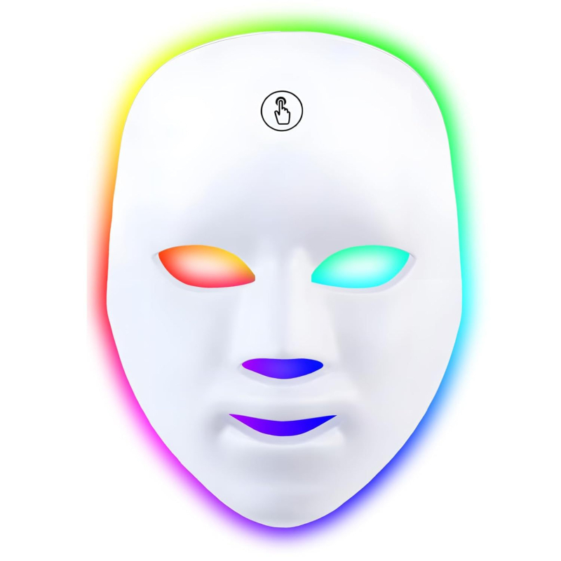 Fotoninė grožio kaukė odos atnaujinimui ir šviesinimui, su įkrovimu, namų naudojimui