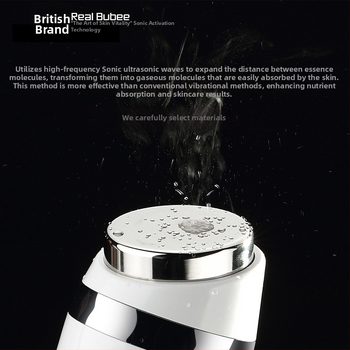 RF козметичен апарат за дома – почистване на лице, ултразвуково инфузиране, IPX7 водоустойчив, вградена батерия 1000–1200 mAh