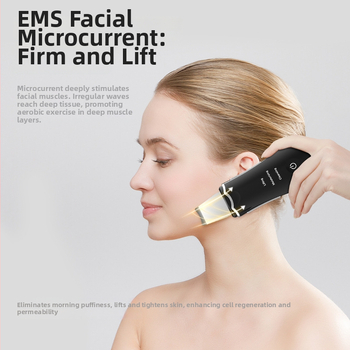 Ултразвуков апарат за красота за лице: почистване на лицето, избелване, повдигане, подмладяване на кожата, ултразвуков пилинг
