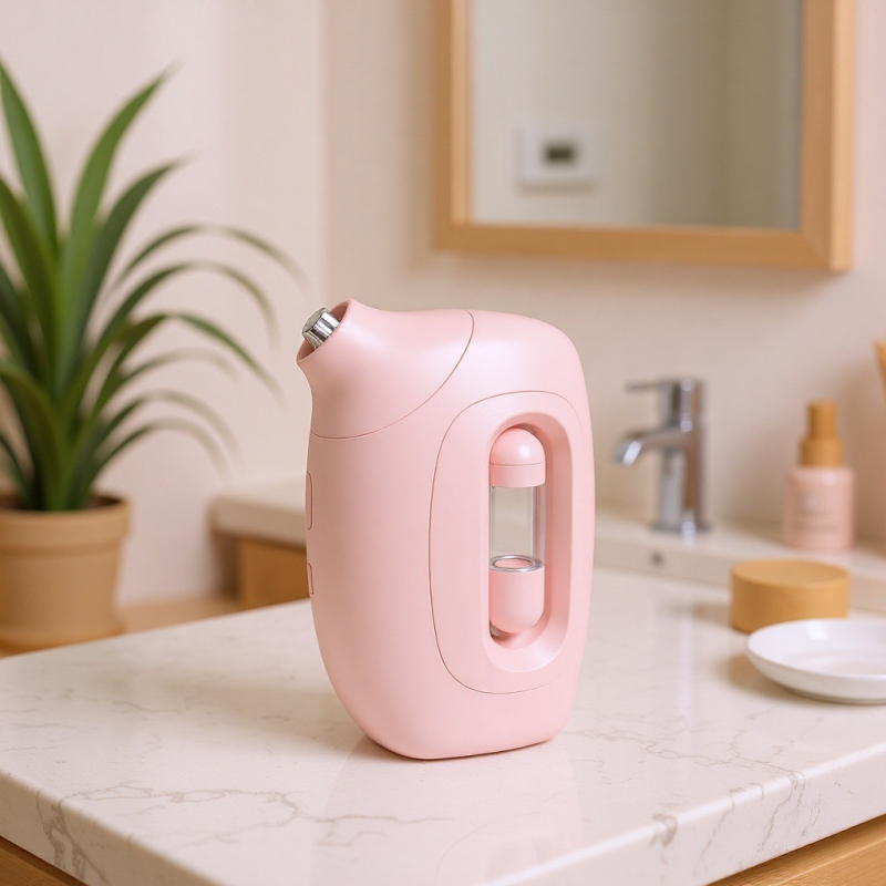 Myleno Kaasaskantav näokasutus: kõrgsurve nanoudu udu, niisutav pihusti ja külm pihustus, automaatne väljalülitus, sisseehitatud 300–500 mAh aku, tööiga 1–3 tundi, udu väljalaske aeg ≤10 s