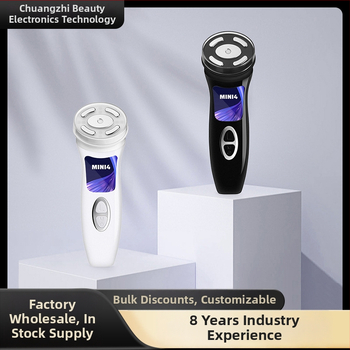 Negyedik generációs HIFU ultrahangos szépségápoló készülék, hordozható, EMS mikroáramokkal, termikus energával, beépített 1200–2000 mAh akkumulátor