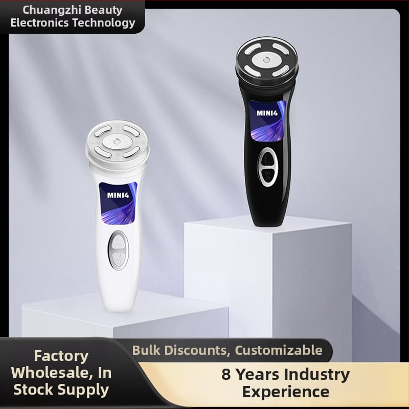 Negyedik generációs HIFU ultrahangos szépségápoló készülék, hordozható, EMS mikroáramokkal, termikus energával, beépített 1200–2000 mAh akkumulátor