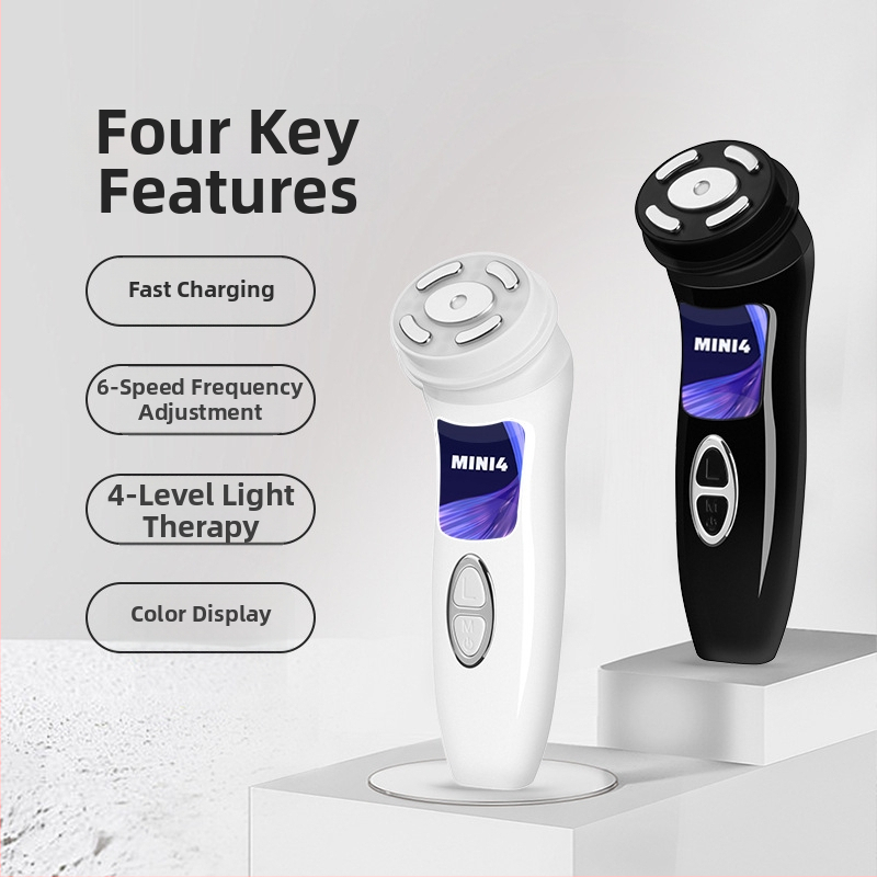 Negyedik generációs HIFU ultrahangos szépségápoló készülék, hordozható, EMS mikroáramokkal, termikus energával, beépített 1200–2000 mAh akkumulátor