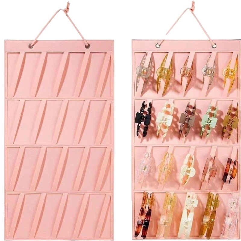 Lyukasztás nélkül falra szerelhető klipek és hajkiegészítők tárolója, többszintű függő kiállítás (kód: 2fmpe5gd; 2023 tavasz)