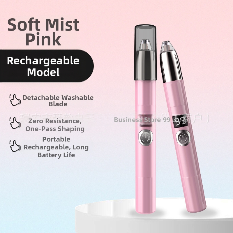 Trimmer electric pentru sprâncene pentru modelare sprânene – Alimentare USB, Carcasă ABS, Lavabil, Universal pentru uz casnic