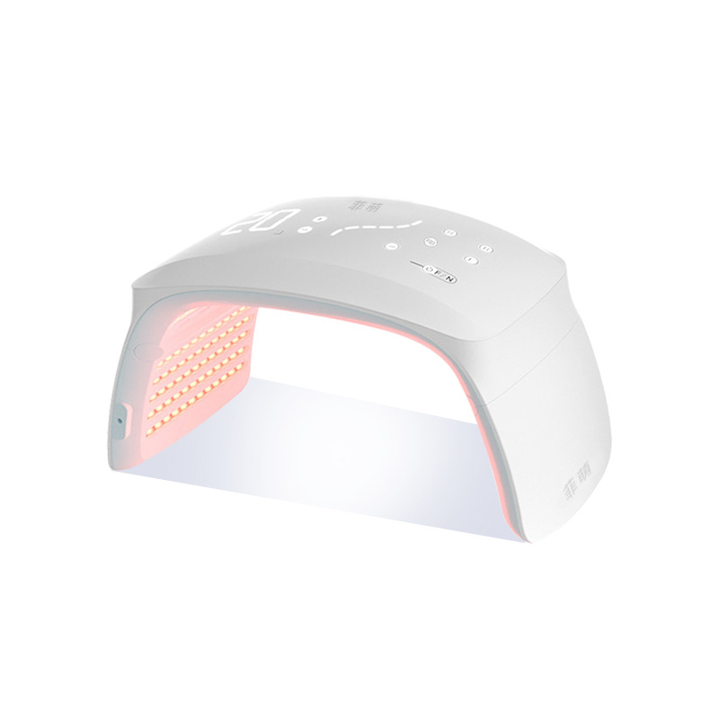 Feimeng kozmetikai készülék vörös–kék fény fototerápiával a tisztításhoz, fehérítéshez, a bőr megújításához és infravörös funkcióhoz; nem hordozható kereskedelmi szépségkészülék IPX3 vízállósággal.