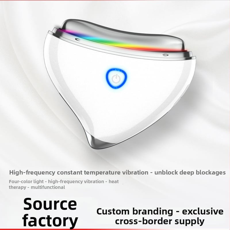 Bei Chu arcmasszírozó — otthoni szépségápoló készülék mindent egyben, bőrmegújítás és színes fény, hordozható, beépített 300–500 mAh akkumulátor, FCC CE ROHS MSDS UN38.3