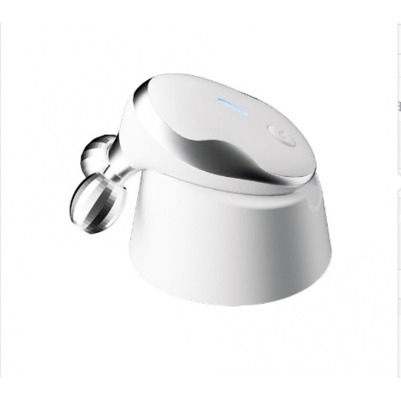 Arcmasszírozó – hordozható elektromos arcmasszírozó EMS magas frekvenciájú rollerrel, dupla golyóval, beépített akkumulátor 500–800 mAh, IPX7