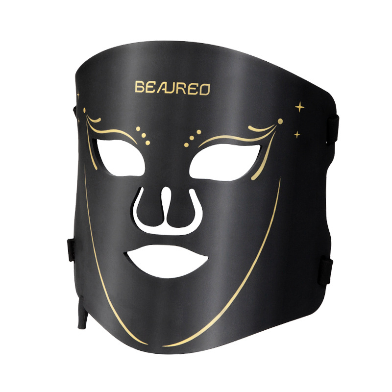 Vividze uređaj za fotopodmlađivanje kože s LED silikonskom maskom - uklanjanje pjega, pomlađivanje kože, terapija bojom svjetla, kućna upotreba, prijenosno, IPX8, ugrađena baterija 800–1000 mAh