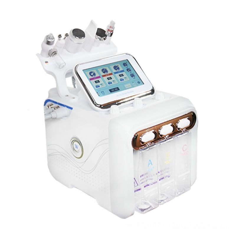 Odos priežiūros prietaisas su vandenilio–deguonies mikroburbulėmis — šešios vienos odos priežiūros sistema, deguonies injekcija, vandens įsiurbimas (valymas, balinimas, odos atnaujinimas, ultragarsinis valymas)