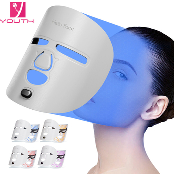 LED maska za fototerapiju za obnovu kože, kućna upotreba, prijenosna, uređaj za tretman akni, napajanje iz mreže