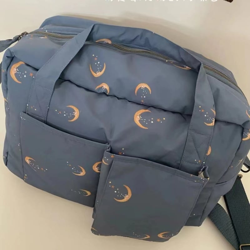 Košara za skladištenje majčine torbe, dansko-nordijski stil, cvjetni uzorak, pamukasto platno, vodootporno, branda Baby Stromi