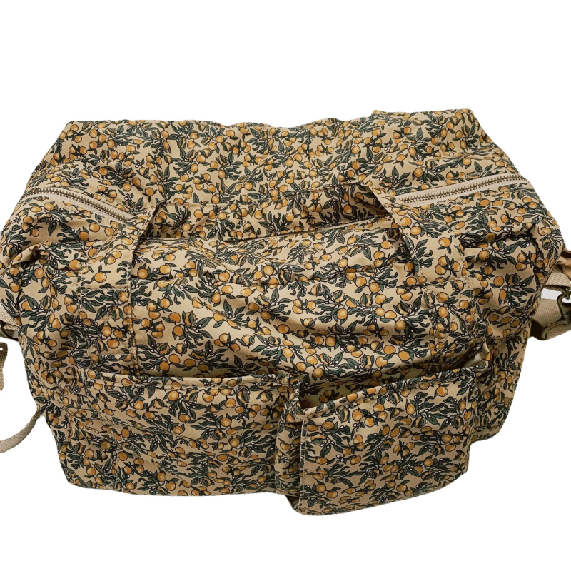 Košara za skladištenje majčine torbe, dansko-nordijski stil, cvjetni uzorak, pamukasto platno, vodootporno, branda Baby Stromi