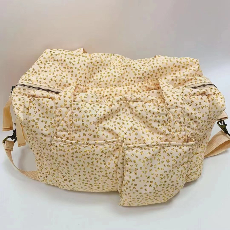 Košara za skladištenje majčine torbe, dansko-nordijski stil, cvjetni uzorak, pamukasto platno, vodootporno, branda Baby Stromi