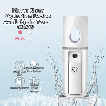 F-022 Nano veido drėkintuvas su šalto purškimo funkcija, įmontuota baterija 100–300 mAh, veikimo laikas 1–3 valandos