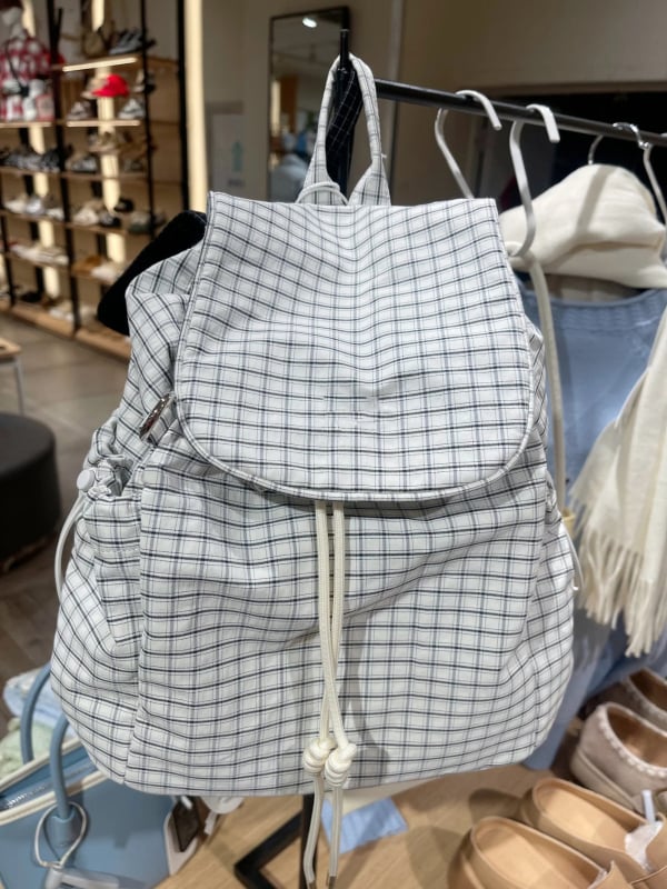 Japanski stil casual platneni ruksak s poklopcem, poliester, zatvaranje zipom, unutarnja džep sa zipom i džep za telefon, unutarnja podjela, za svakodnevnu upotrebu, proljeće 2018