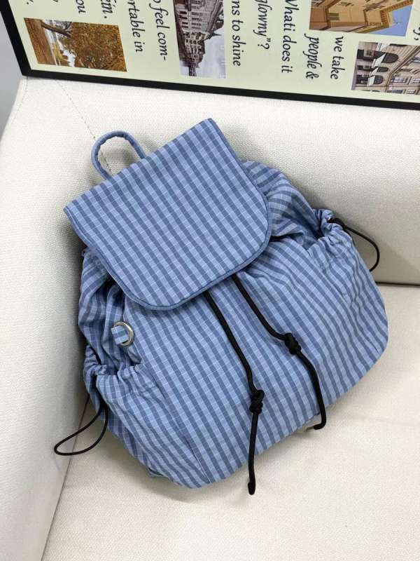 Japanski stil casual platneni ruksak s poklopcem, poliester, zatvaranje zipom, unutarnja džep sa zipom i džep za telefon, unutarnja podjela, za svakodnevnu upotrebu, proljeće 2018