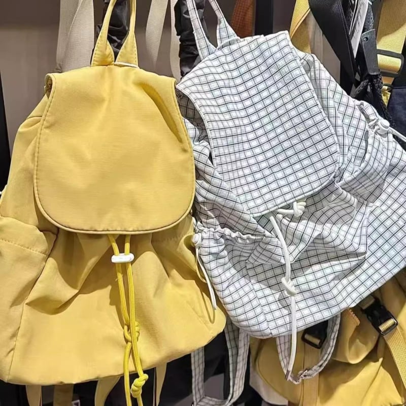 Japanski stil casual platneni ruksak s poklopcem, poliester, zatvaranje zipom, unutarnja džep sa zipom i džep za telefon, unutarnja podjela, za svakodnevnu upotrebu, proljeće 2018