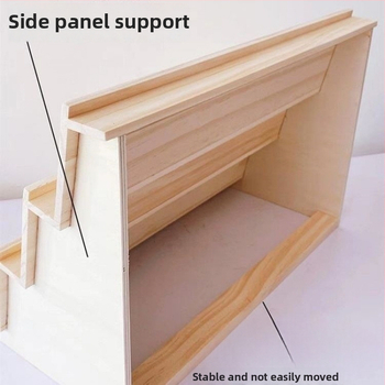 Raft display în trepte din metal, organizator de birou minimalist, stil artistic, proveniență Jilin, primăvara 2025