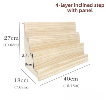 Raft display în trepte din metal, organizator de birou minimalist, stil artistic, proveniență Jilin, primăvara 2025