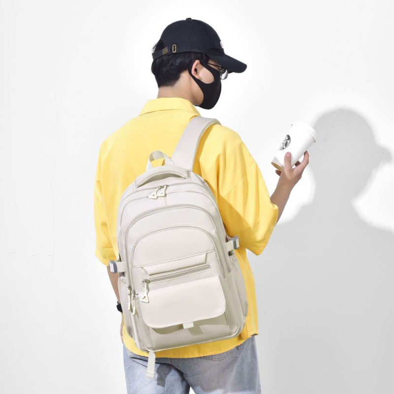 Unisex πολυλειτουργική τσάντα πλάτης για σχολείο και ταξίδια, χωρητικότητα 20–35 L, συμβατή με φορητό υπολογιστή 15 ιντσών, πολυεστέρας, αδιάβροχη