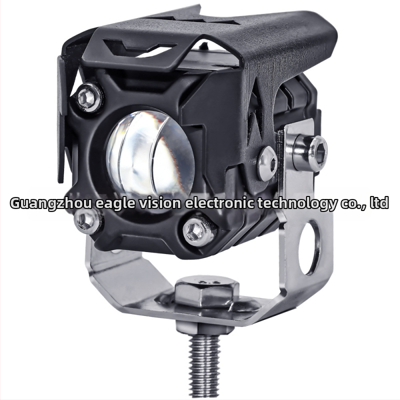 LED motocykla svetlomet - dvojitý lúč, reflexný pohár, letecký hliník, model M1
