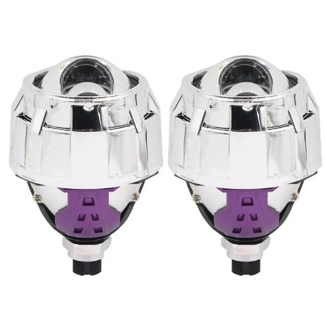 LED priekinis žibintas su bifokaline objektyvu, 45W, 12V, suderintas su H4/H7, modelis Z04