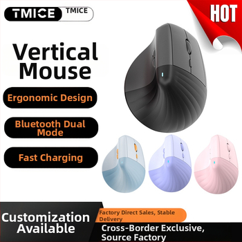 V30 vertikálna ergonómia bezdrôtová myš s Bluetooth a dvojmódovým 2,4 GHz, 1600 DPI, 6 tlačidiel, dosah 10 m